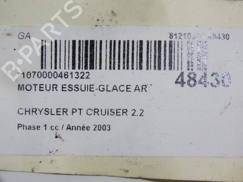 Rear wiper motor CHRYSLER PT CRUISER (PT_) 2.2 CRD | BP22692738M102 