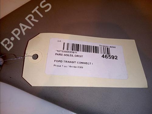 Right sun visor FORD TRANSIT CONNECT (P65_, P70_, P80_) 1.8 Di | BP12431633I2 