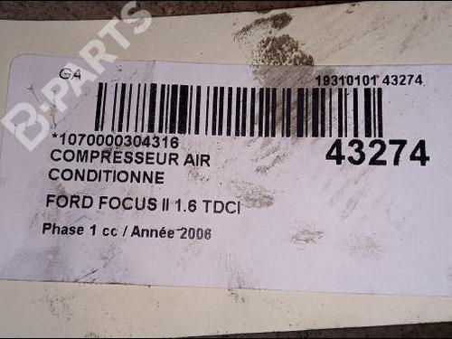AC compressor FORD FOCUS II (DA_, HCP, DP) 1.8 TDCi | BP9618345M34 