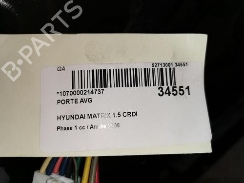 Used Left front door HYUNDAI MATRIX (FC) 1.5 CRDi VGT (110 hp) 9605933