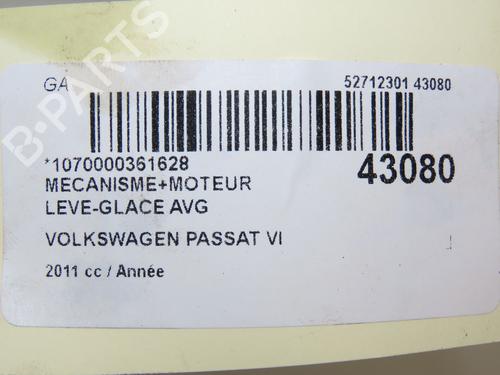 Front left window mechanism VW PASSAT B7 Variant (365) 2.0 TDI | BP23175802C22 - Image 6