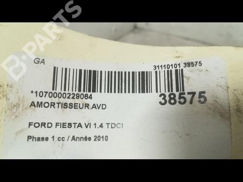 Right front shock absorber FORD FIESTA VI (CB1, CCN) 1.4 TDCi | BP9607528M17 