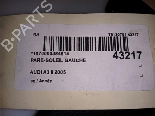 Used Left sun visor Left sun visor AUDI A3 (8P1) 2.0 TDI 16V (140 hp) 11533207 11533207