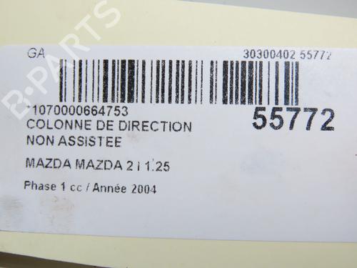 Used Steering column MAZDA 2 (DY) 1.2 (DY3W) (75 hp) 30978821