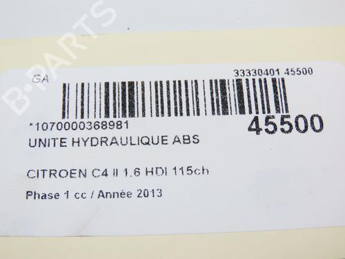 ABS pump CITROËN C4 II (NC_) 1.6 HDi 115 | BP11876541M43 