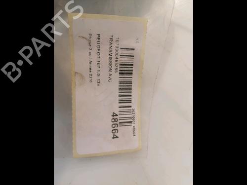 Left front driveshaft PEUGEOT 107 (PM_, PN_) 1.0 | BP15841767M38 