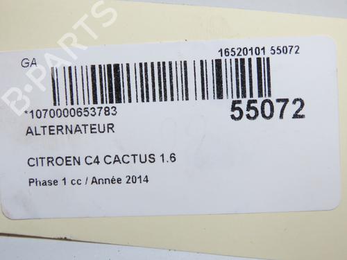 Alternator CITROËN C4 CACTUS 1.6 HDi 90 | BP33948357M7  - Image 6