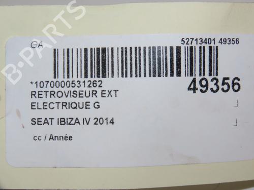 Left mirror SEAT IBIZA IV (6J5, 6P1) 1.2 TSI | BP18953687C26 