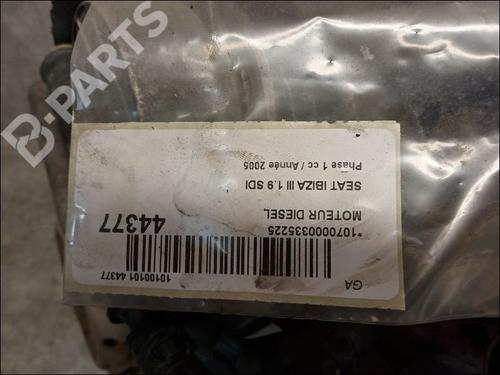 Engine SEAT IBIZA III (6L1) 1.9 SDI | BP10151421M1 