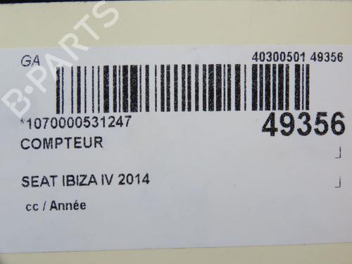 Instrument cluster SEAT IBIZA IV (6J5, 6P1) 1.2 TSI | BP18953664C47 