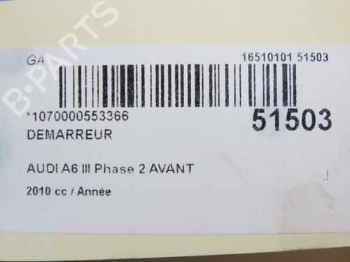 Starter AUDI A6 C6 Avant (4F5) 2.7 TDI | BP29294132M8 - Image 8