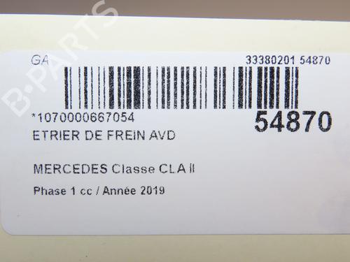 Right front brake caliper MERCEDES-BENZ CLA (C118) AMG CLA 35 4-matic (118.351) | BP29345216M104 