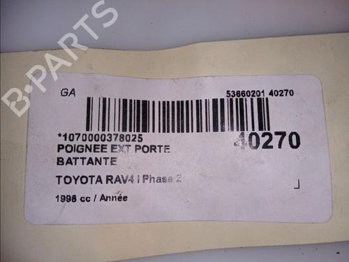 Used Tailgate handle TOYOTA RAV 4 I Cabrio (_A1_) 2.0 4WD (SXA10) (129 hp) 11103792