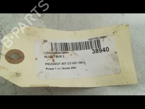 Used Injector Injector PEUGEOT 407 (6D_) 2.0 HDi 135 (6DRHRH, 6DRHRE, 6DRHRG, 6DRHRJ) (136 hp) 9608851 9608851