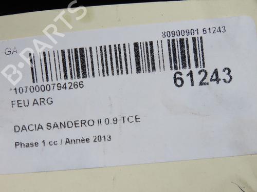 Left taillight DACIA SANDERO II TCe 90 (B8M1, B8MA, B8AC) | BP40241109C34 - Image 4