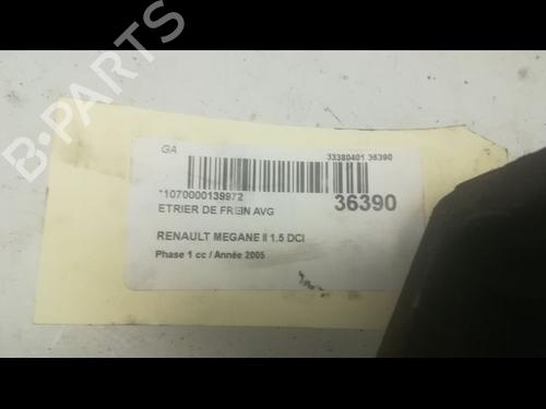 Used Left front brake caliper RENAULT MEGANE II (BM0/1_, CM0/1_) 1.5 dCi (BM0F, BM0T, BM2B, CM0F, CM0T) (82 hp) 14878155