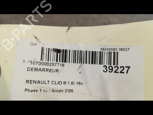 Used Starter RENAULT CLIO III (BR0/1, CR0/1) 1.6 16V (BR05, BR0B, BR0Y, BR15, BR1J, BR1M, BR1Y, CR0B,... (112 hp) 23171926
