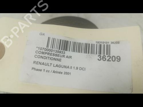 Used AC compressor AC compressor RENAULT LAGUNA II (BG0/1_) 1.9 dCi (BG08, BG0G) (120 hp) 9599438 9599438