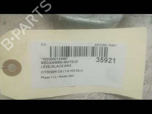 Used Rear left window mechanism CITROËN C4 I (LC_) 1.6 HDi (90 hp) 9598634