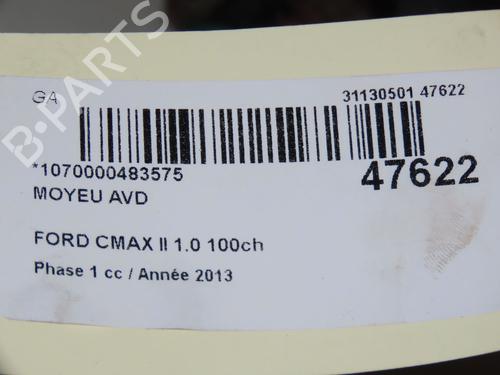 Used Left front steering knuckle Left front steering knuckle FORD C-MAX II (DXA/CB7, DXA/CEU) 1.0 EcoBoost (125 hp) 18316207 18316207