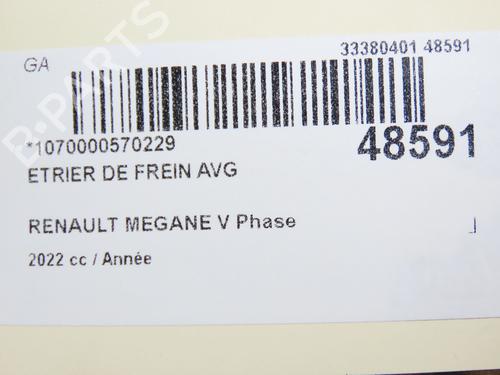 Left front brake caliper RENAULT MEGANE E-TECH SUV EV60 (BNJ1) | BP28967703M105