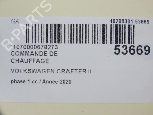 Climate control VW CRAFTER Van (SY_, SX_) 2.0 TDI FWD (SYB, SYC, SYD) | BP30117102I5 