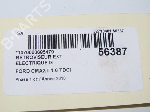 Used Left mirror FORD C-MAX II (DXA/CB7, DXA/CEU) 1.6 TDCi (115 hp) 31372104