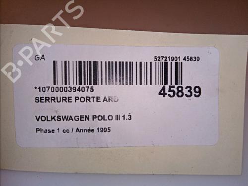 Used Rear right lock VW POLO III (6N1) 55 1.3 (55 hp) 23177025