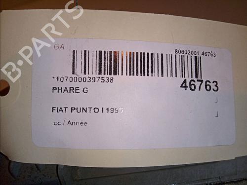 Used Left headlight FIAT PUNTO (176_) 55 1.1 (54 hp) 11139317