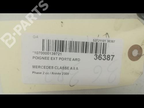 Rear right exterior door handle MERCEDES-BENZ A-CLASS (W169) A 170 (169.032, 169.332) | BP9599750C130 