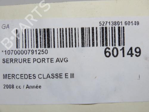 Used Front left lock Front left lock MERCEDES-BENZ E-CLASS (W211) E 200 CDI (211.007) (136 hp) 40437949 40437949