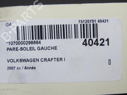 Used Left sun visor Left sun visor VW CRAFTER 30-50 Platform/Chassis (2F_) 2.5 TDI (136 hp) 9616226 9616226