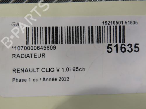 Used Water radiator RENAULT CLIO V (B7_) 1.0 SCe 65 (B7MG) (67 hp) 29379880