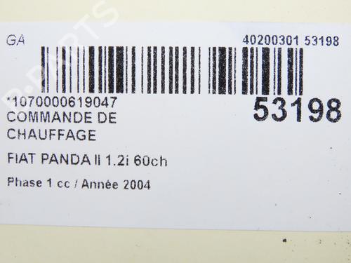 Climate control FIAT PANDA (169_) 1.2 (169.AXB11, 169.AXB1A) | BP31120462I5 - Image 4