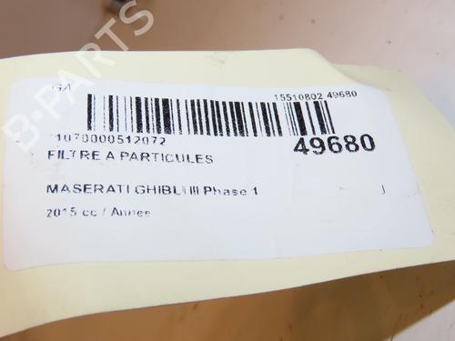 Used Particulate filter MASERATI GHIBLI III (M157) 3.0 D (275 hp) 17214483