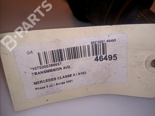 Right front driveshaft MERCEDES-BENZ A-CLASS (W168) A 170 CDI (168.009, 168.109) | BP11099876M39 