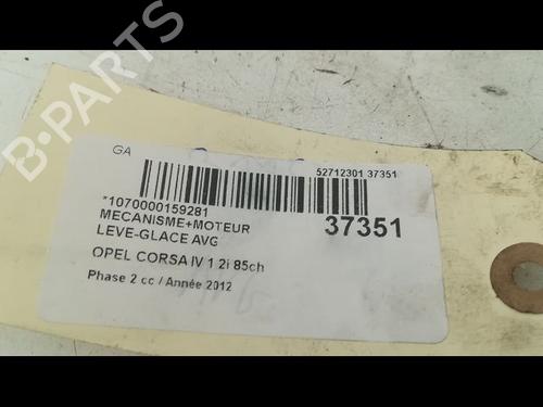 Used Front left window mechanism OPEL CORSA D (S07) 1.2 LPG (L08, L68) (86 hp) 9602062
