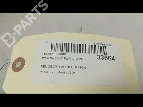 Højre bagtil invendig håndtag PEUGEOT 406 (8B) 2.0 HDI 110 | BP9596536I16 