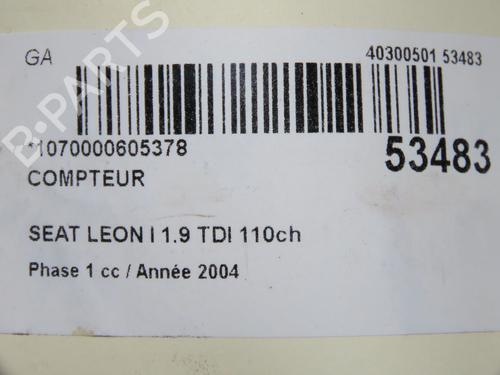 Instrument cluster SEAT LEON (1M1) 1.9 TDI | BP36283630C47  - Image 6