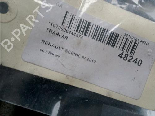 Used Rear axle Rear axle RENAULT SCÉNIC IV (J9_) 1.5 dCi 110 Hybrid Assist (J9AE) (110 hp) 15378043 15378043