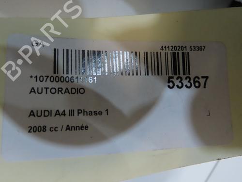 Used Radio Radio AUDI A4 B8 (8K2) 2.0 TFSI (211 hp) 33728078 33728078