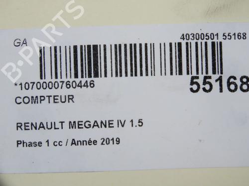 Instrument cluster RENAULT MEGANE IV Hatchback (B9A/M/N_) 1.5 Blue dCi 115 (B9A6) | BP36246641C47  - Image 5