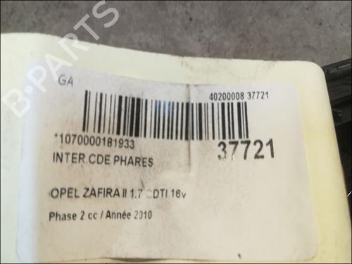 Used Headlight switch OPEL ZAFIRA / ZAFIRA FAMILY B (A05) 1.7 CDTI (M75) (110 hp) 9602751