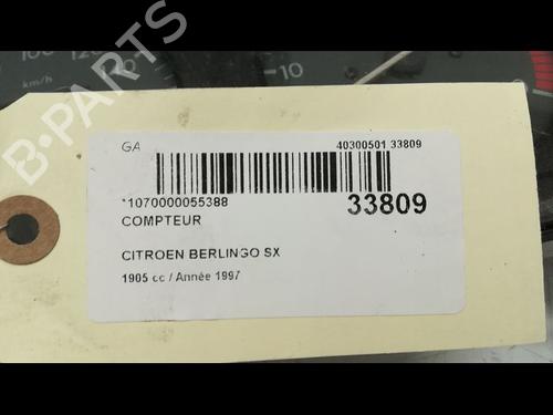 Used Instrument cluster CITROËN BERLINGO / BERLINGO FIRST MPV (MF_, GJK_, GFK_) [1996-2025]  29128781