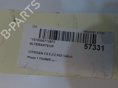 Used Alternator Alternator CITROËN C5 III Break (RW_) 2.0 HDi 140 (140 hp) 36147776 36147776