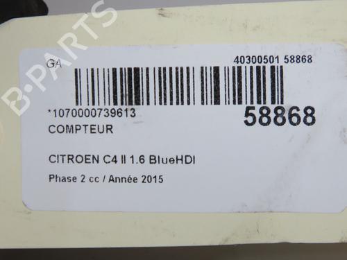Instrument cluster CITROËN C4 II (NC_) 1.6 BlueHDi 120 | BP36510944C47 - Image 4