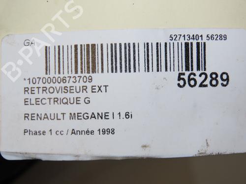 Used Left mirror RENAULT MEGANE I Coach (DA0/1_) 1.6 e (DA0F) (90 hp) 31155131