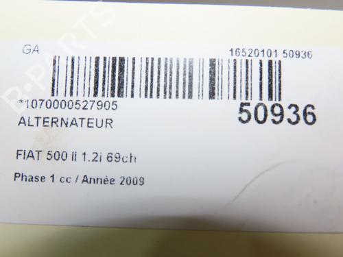 Alternator FIAT 500 (312_) 1.2 (312AXA1A) | BP30164279M7