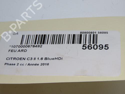 Used Right taillight CITROËN C3 II (SC_) 1.6 BlueHDi 75 (75 hp) 31274463