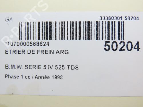 Left rear brake caliper BMW 5 (E39) 525 tds | BP20228942M107 